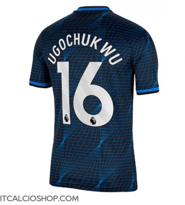 Chelsea Lesley Ugochukwu #16 Seconda Maglia 2023-24 Manica Corta